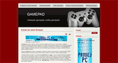 Desktop Screenshot of gamepad.cz